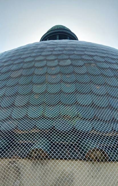 Nylon debris containment net The protection net for your safety