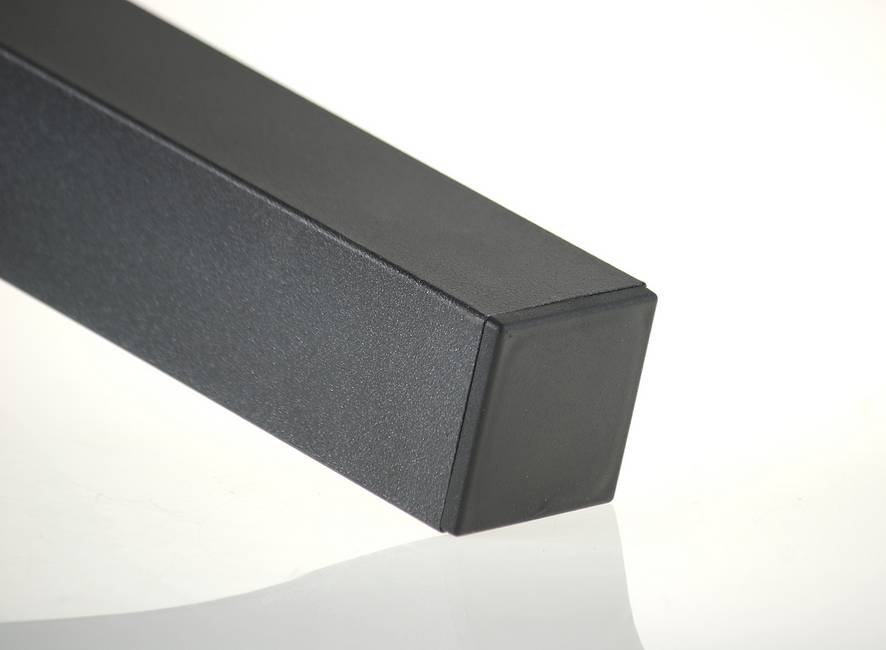 Palo con piastra Quadro 50 antracite Il palo per la recinzione Medium 2000