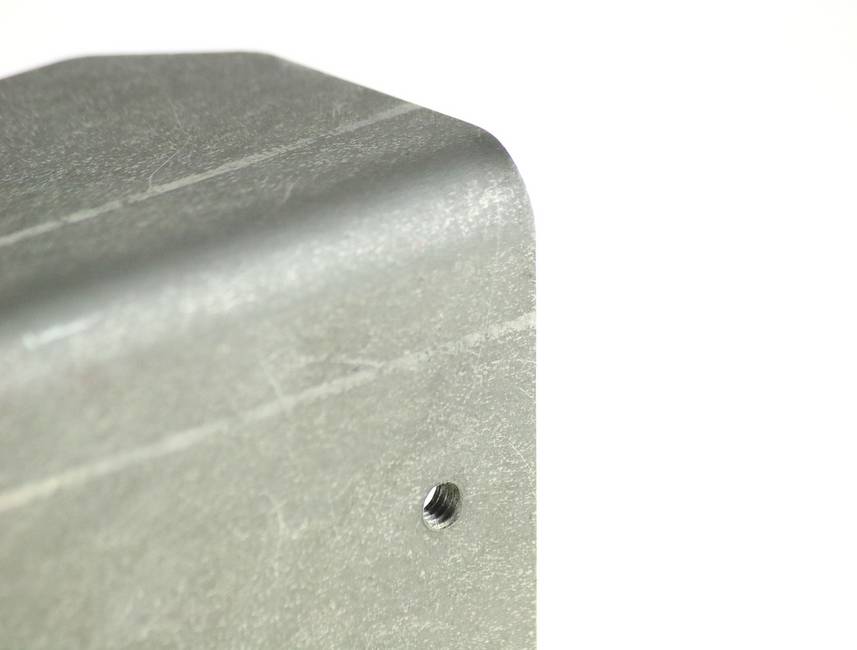 Plaque de fixation Cisa droite Pour serrure Cisa droite poussant