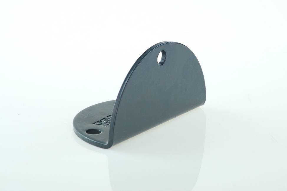 Platine de fixation pour jambe de force gris Pour fixer sur muret les jambes de force avec classe