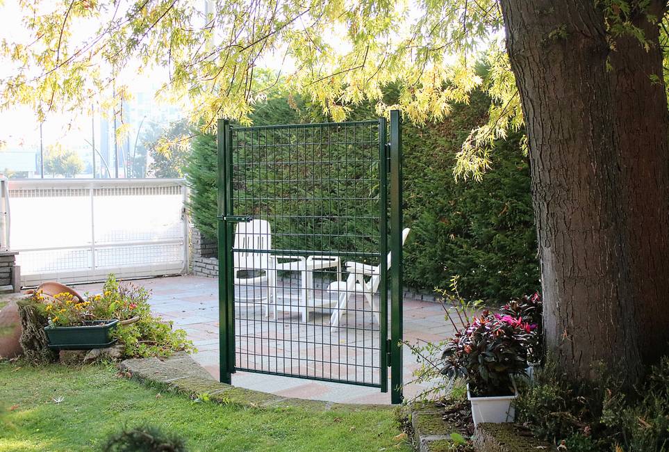 Portail Jardin Potager gris Le portail économique