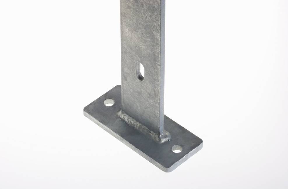 Post For electro forge-welded grating