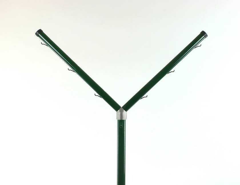 Prolunga doppia per pali tondi Ø 48 Prolunga doppia antiscavalcamento a 45° con raccordo per pali tondi Ø 48 mm 