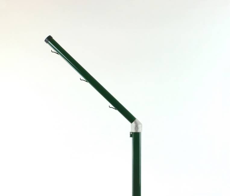 Prolunga semplice per pali tondi Ø 48 Prolunga semplice antiscavalcamento a 45° con raccordo per pali tondi Ø 48 mm 