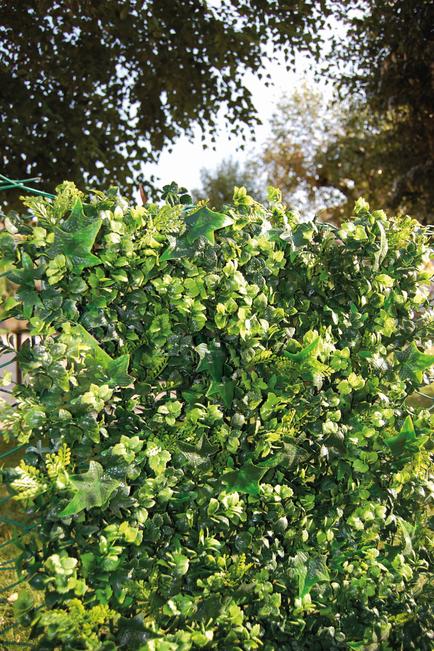 Divy 3D Panel Saltus Haie synthétique à feuilles de sous-bois avec de pratiques modules à composer