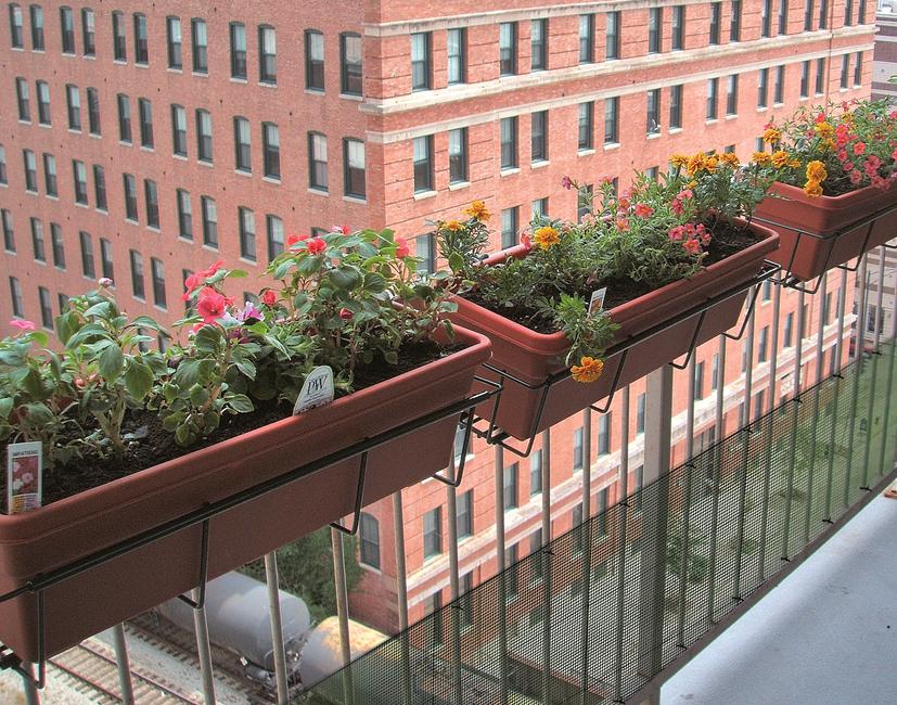 Quadra 5 vert Protection pour balcons