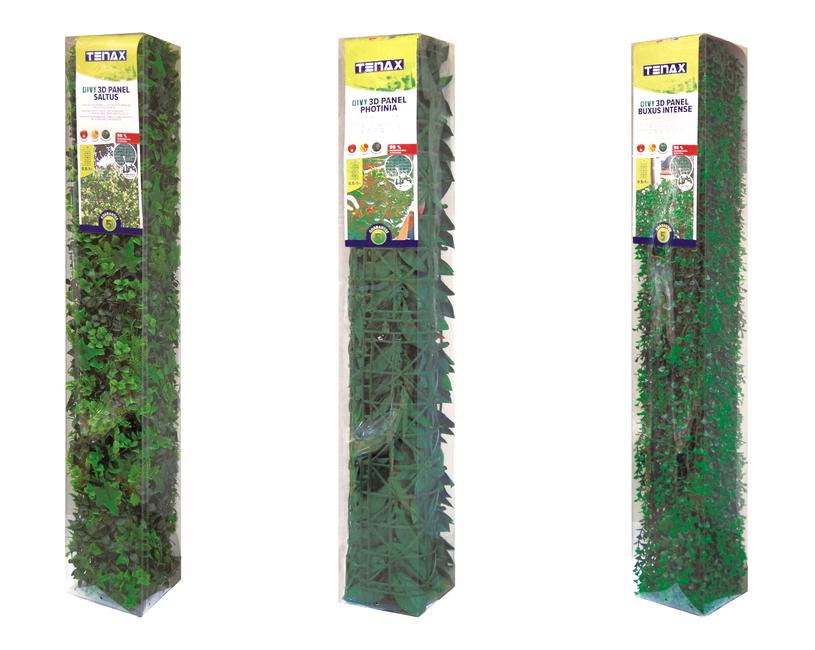 Divy 3D Panel Saltus Undergrowth synthetic hedge in interlocking modules
