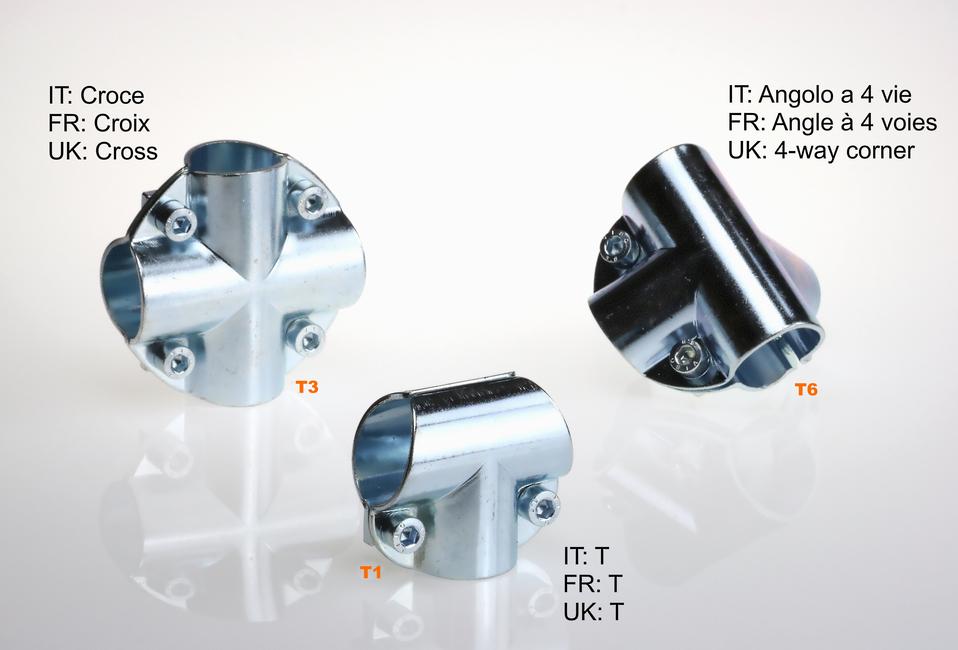 Raccord Ø 33 Pour petites structures