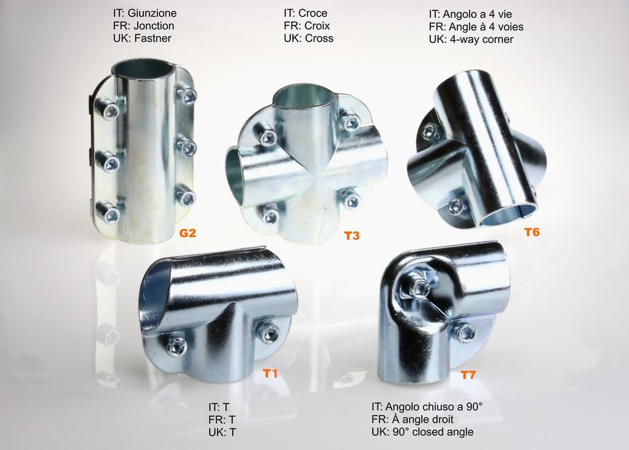 Raccord Ø 48 Pour moyennes structures