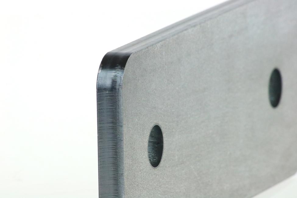 Platine de fixation à 2 trous La platine design