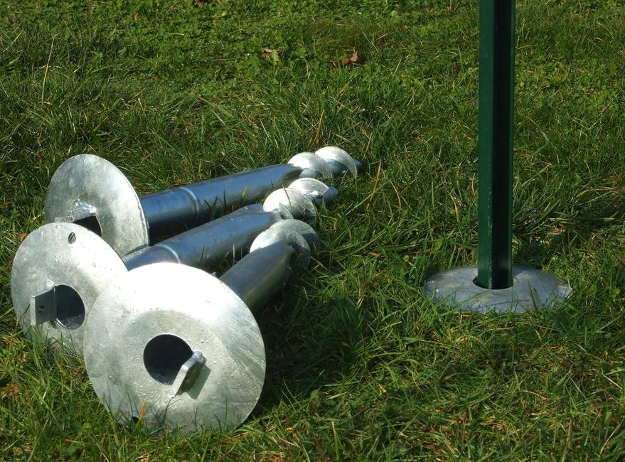 Vortek T 35 Les supports pour la pose des poteaux à T 35x35