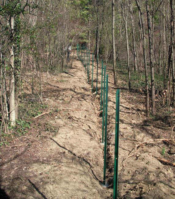 Vortek T 30 The ground screw 30x30 T-post support