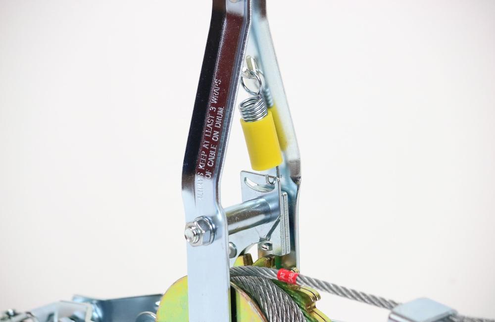 Cable winch Net tensioning ratchet winch