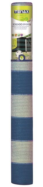 Soleado sport white and blue Stripes screening and shading mesh