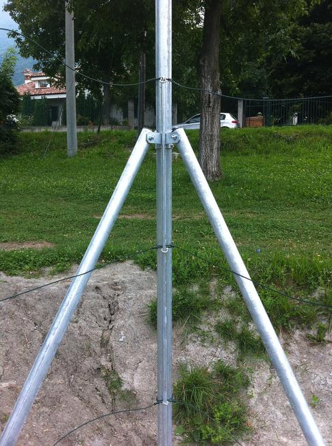 Sport Corner bracket brace band The 2 brackets brace band for sport enclosures