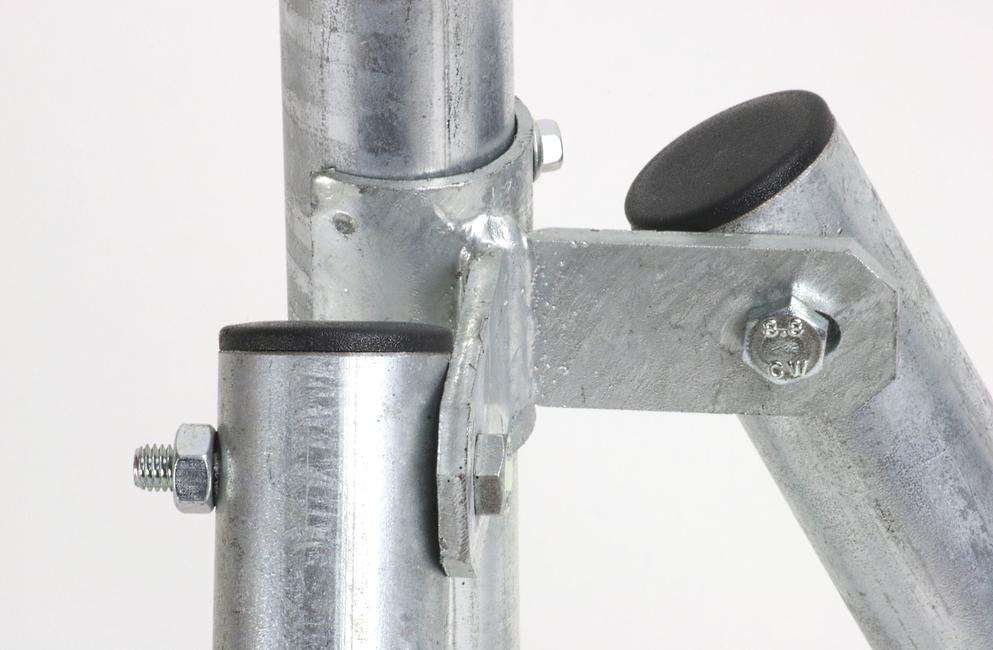 Sport Corner bracket brace band The 2 brackets brace band for sport enclosures