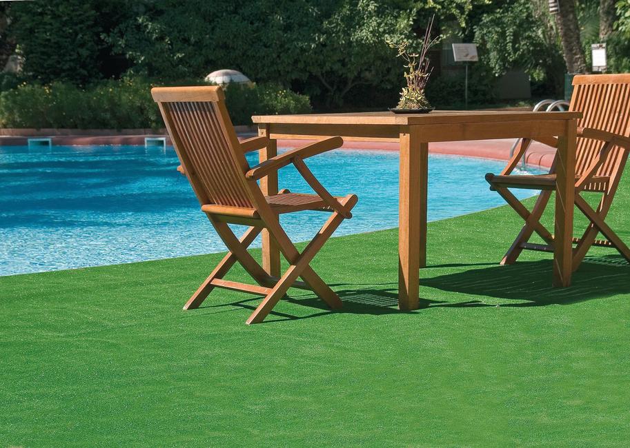 Standard Green Decorative carpet for entrances and balconies