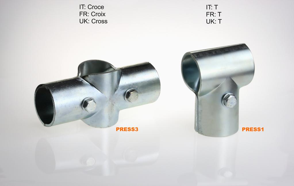 Structural pipe fitting Ø 60 For big structures