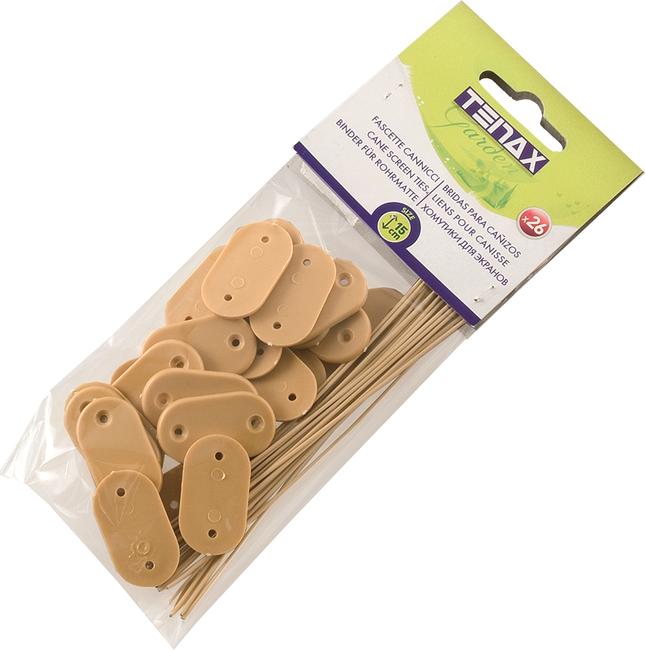 Synthetic cane screening beige ties Especially for cane screening