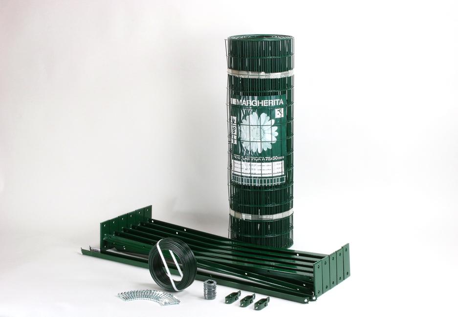 Wall mounted 25 mt electro-welded mesh fence kit Cheaper and easier