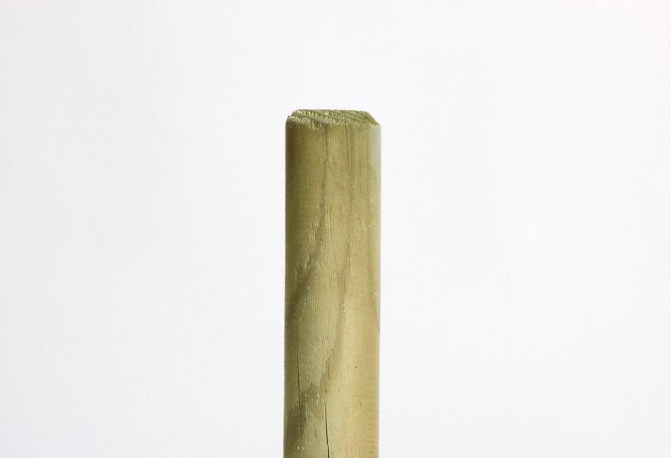 Turned pine post Ecological and cost-effective