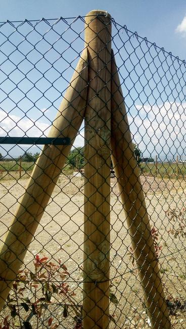 Turned pine post Ecological and cost-effective