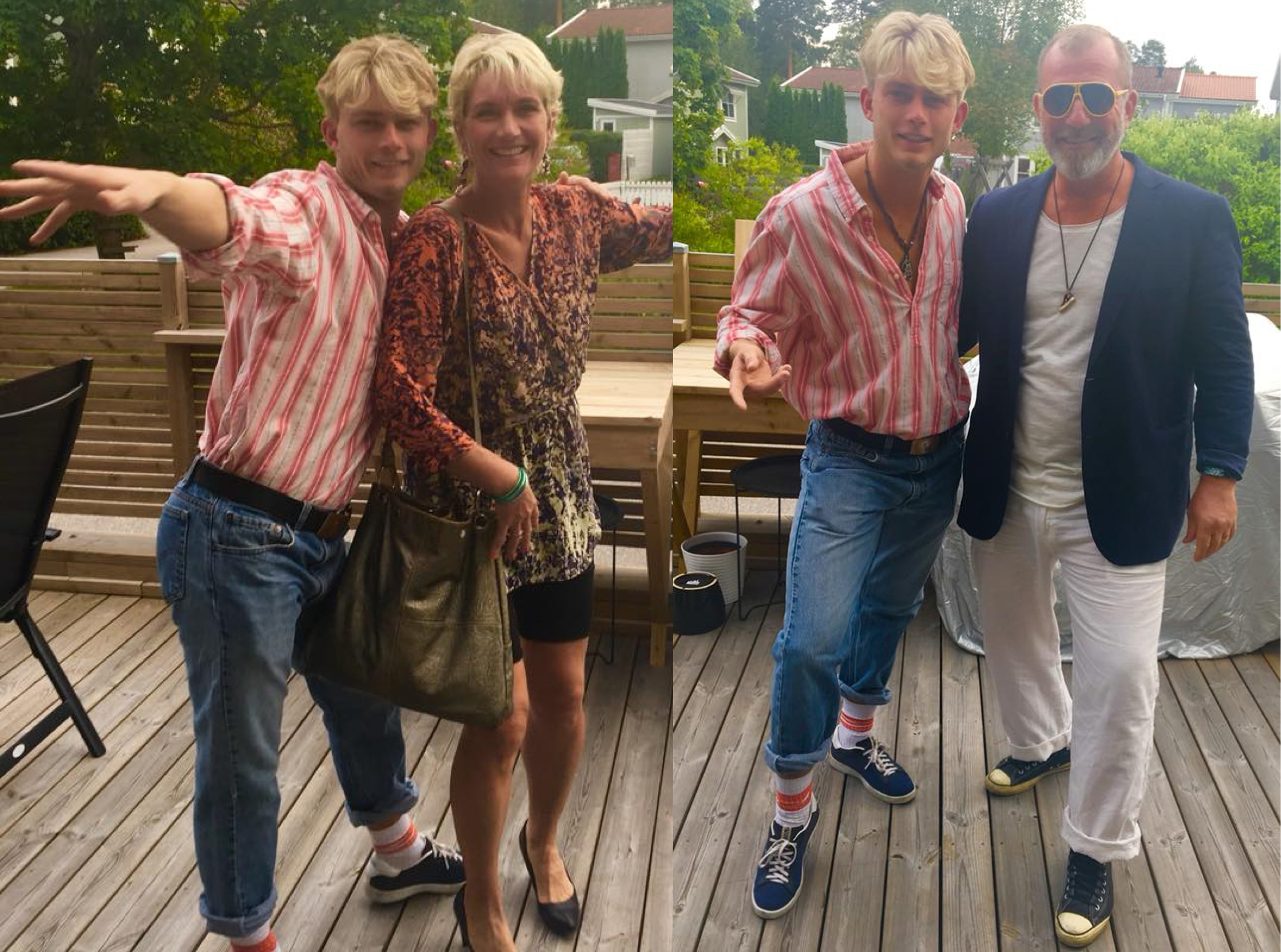 Malin, John och Matilda