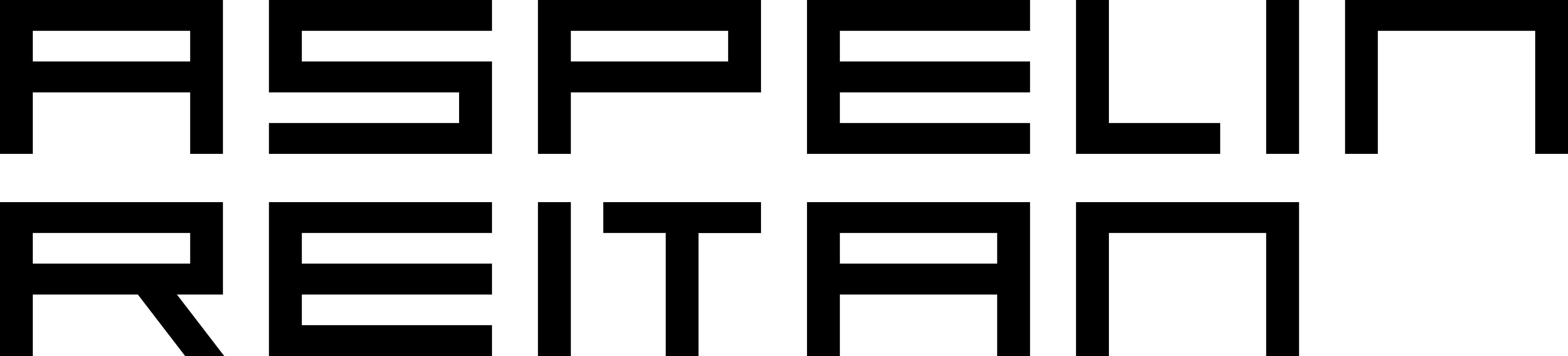 Aspelin Reitan logo svart