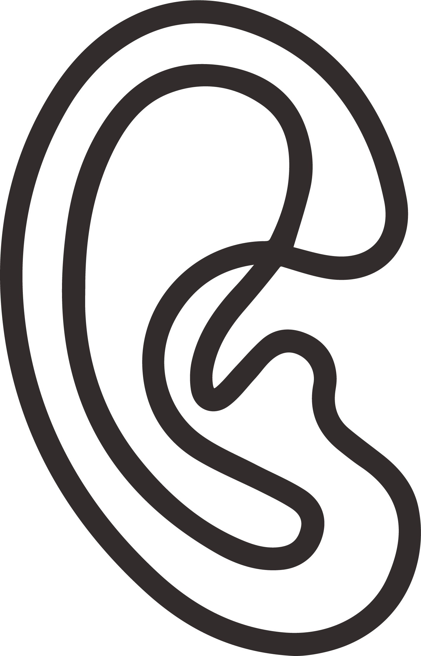 GEHØR ØRE BLACK
