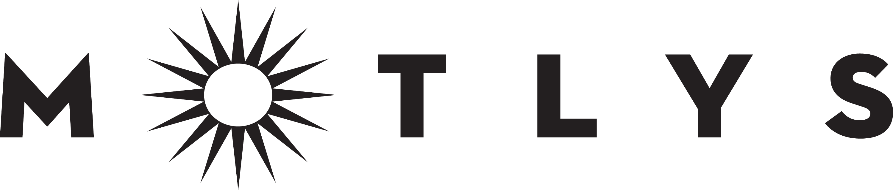 Motlys sort