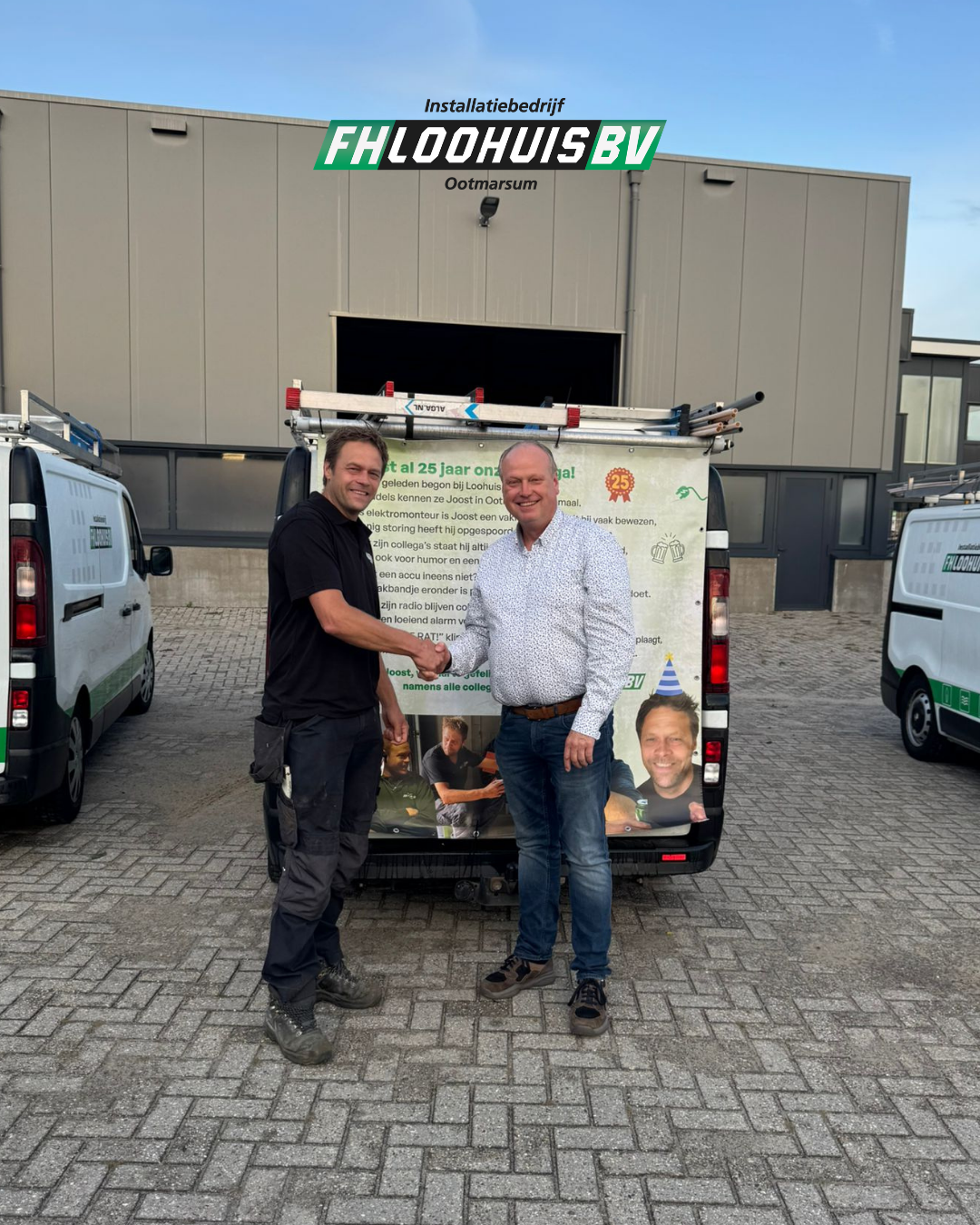 Image for Joost ter Grote 25 jaar in dienst - Werken bij FH Loohuis