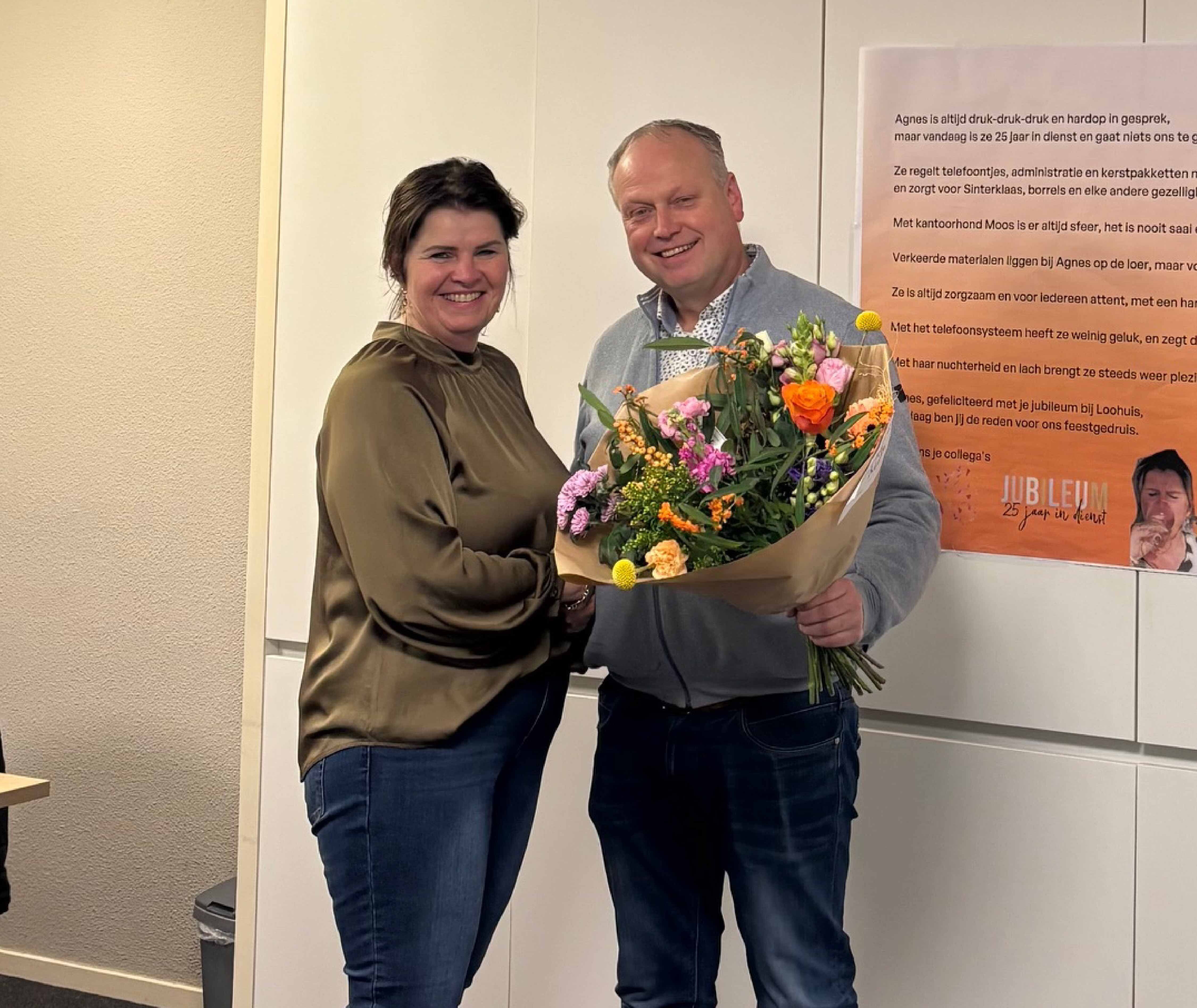 Image for Agnes 25 jaar in dienst bij Loohuis - FH Loohuis