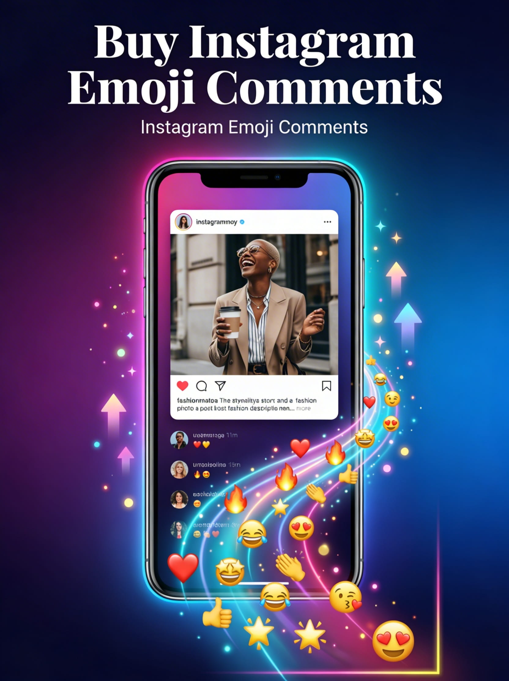 Buy Instagram Emoji Kommentare - Boost your Instagram visibility for better engagement and organic reach
