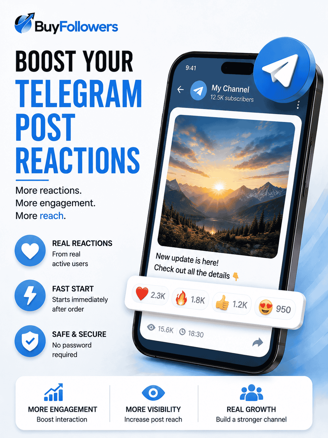 Buy Telegram Post Reactions - Boost your Telegram visibility for better engagement and organic reach