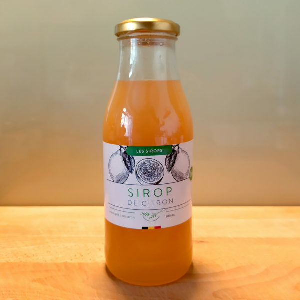 sirop de citron BIO