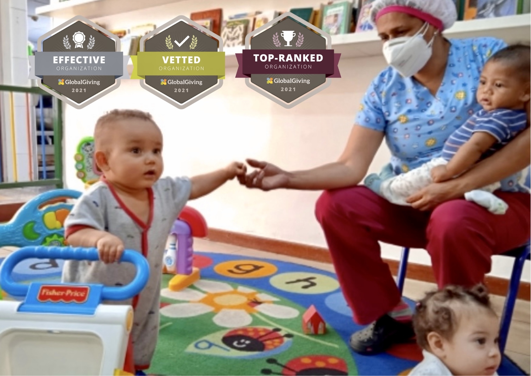 Early stimulation for babies deprived of a family