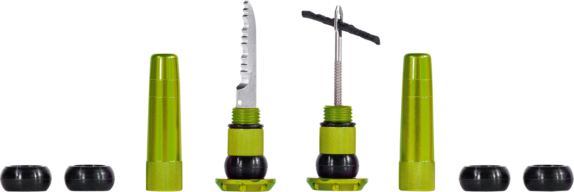 Stealth Tubeless Puncture Plugs green