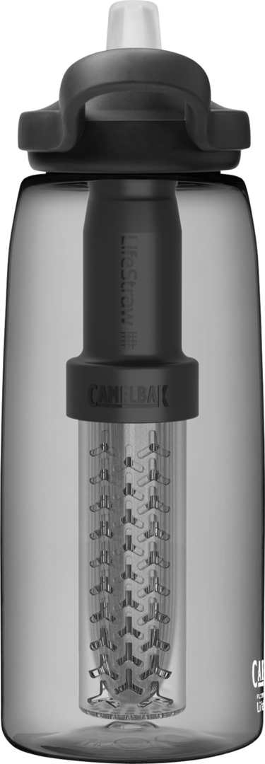 Bottle eddy+ Lifestraw 1.0l Charcoal – Bild 4