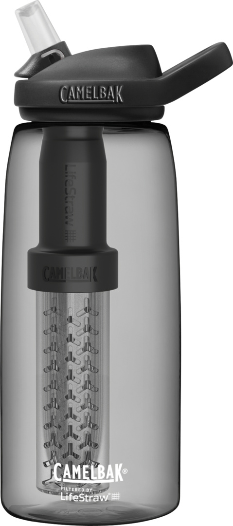 Bottle eddy+ Lifestraw 1.0l Charcoal