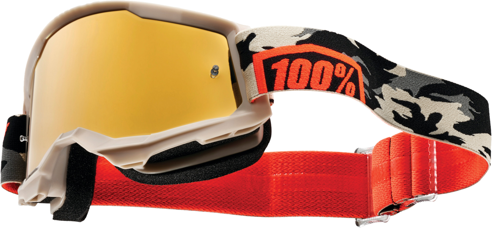 Goggle Strata 2 Kombat - True Gold Mirror – Bild 2