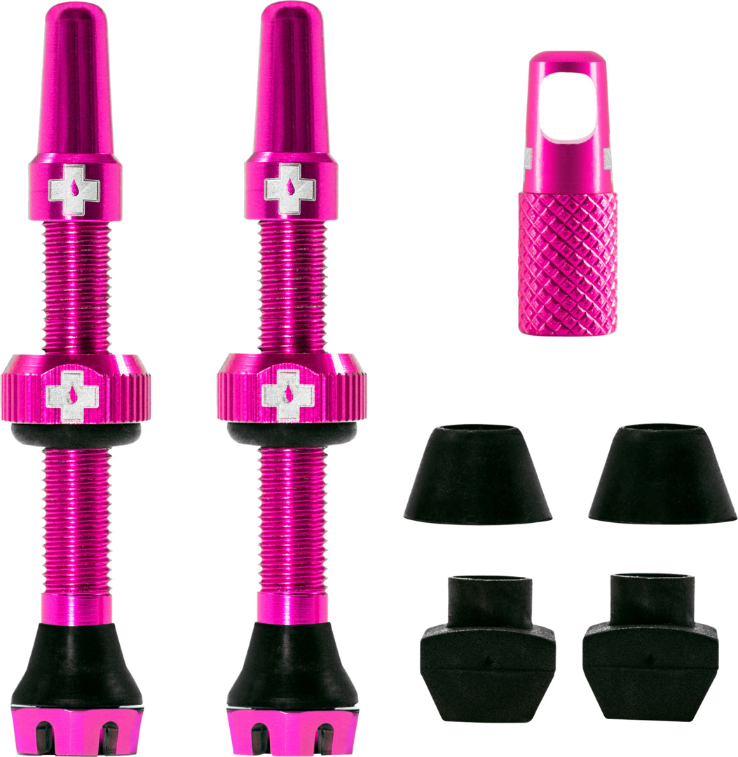 V2 Tubeless Valve Kit 44mm/pink
