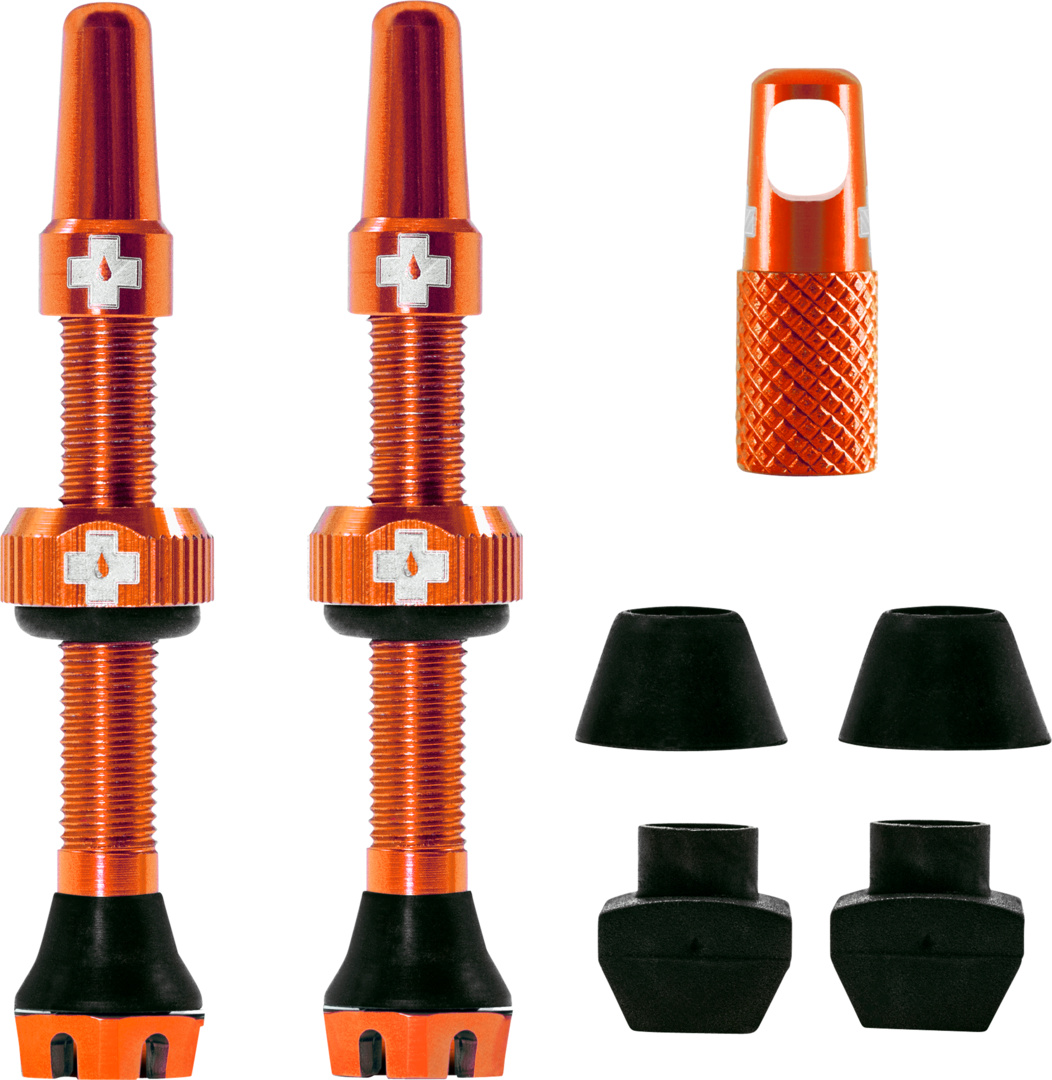 V2 Tubeless Valve Kit 44mm/orange