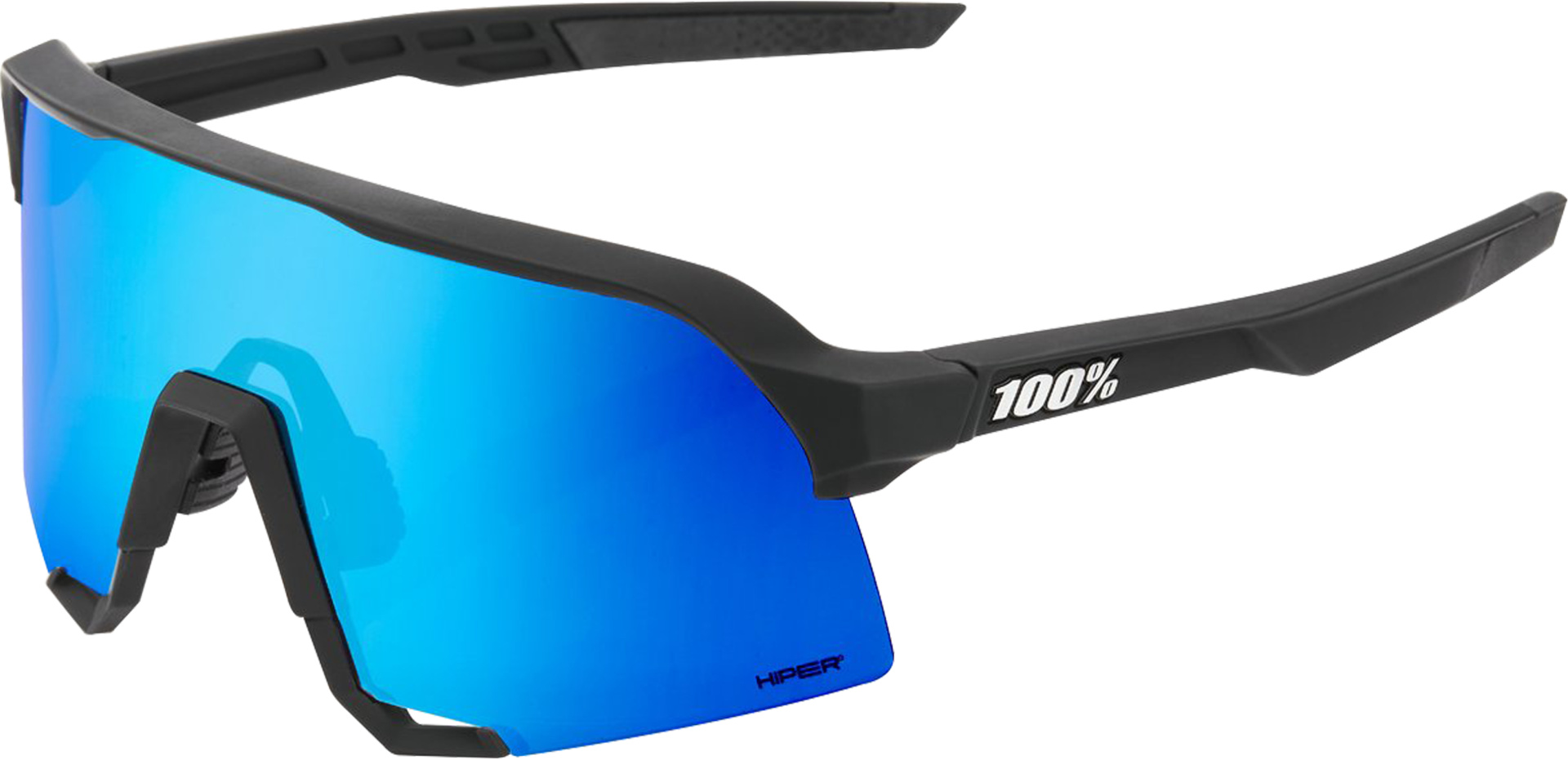 Brille S3 Matte Black-HiPER Blue Multilayer Mirror Lens