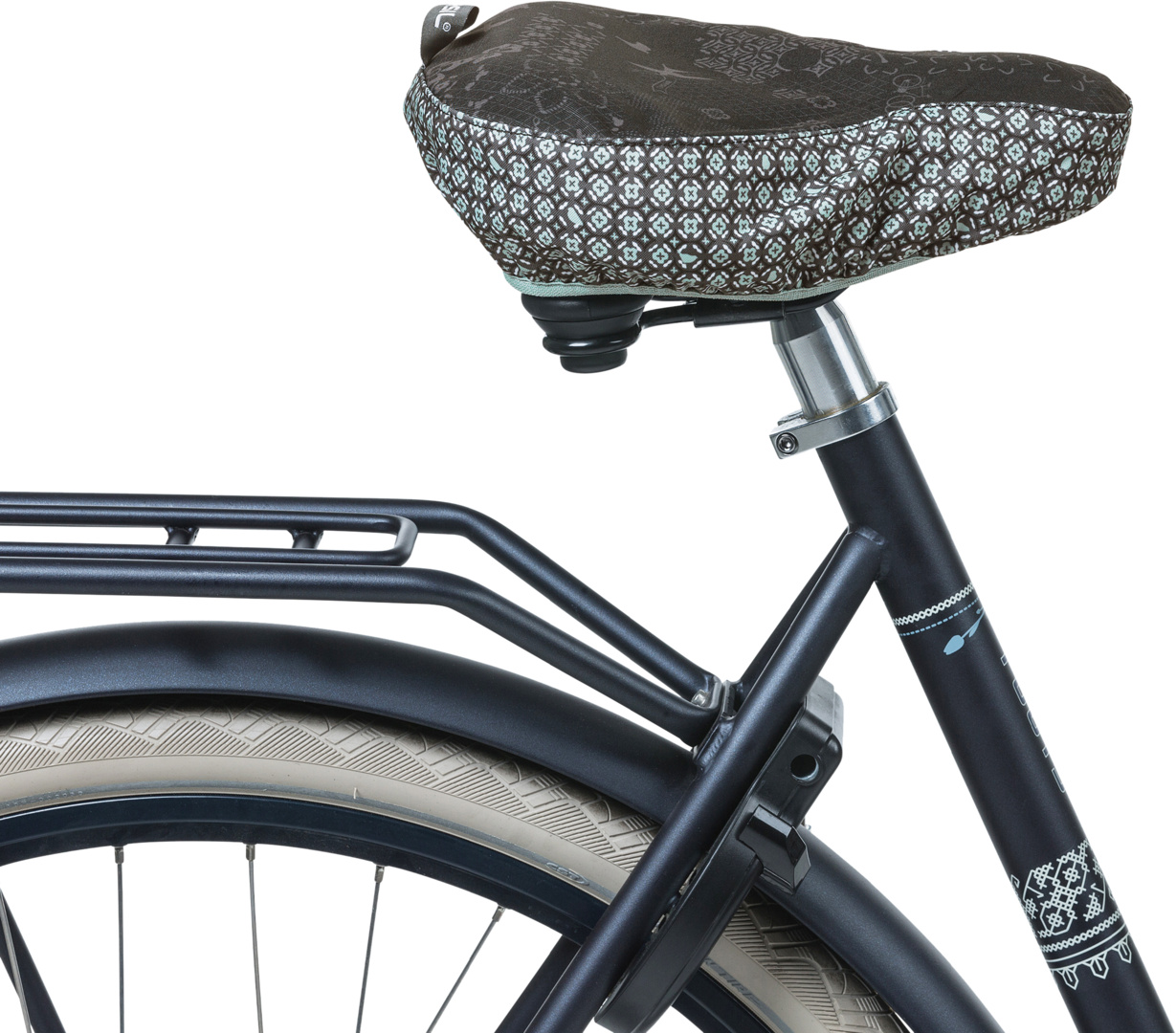 Sattelbezug Bohème charcoal – Bild 2