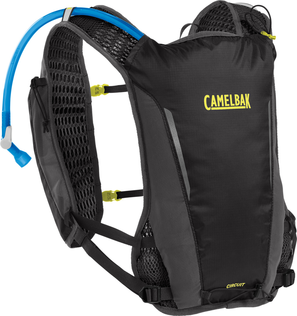 Circuit Run Vest black safety yellow