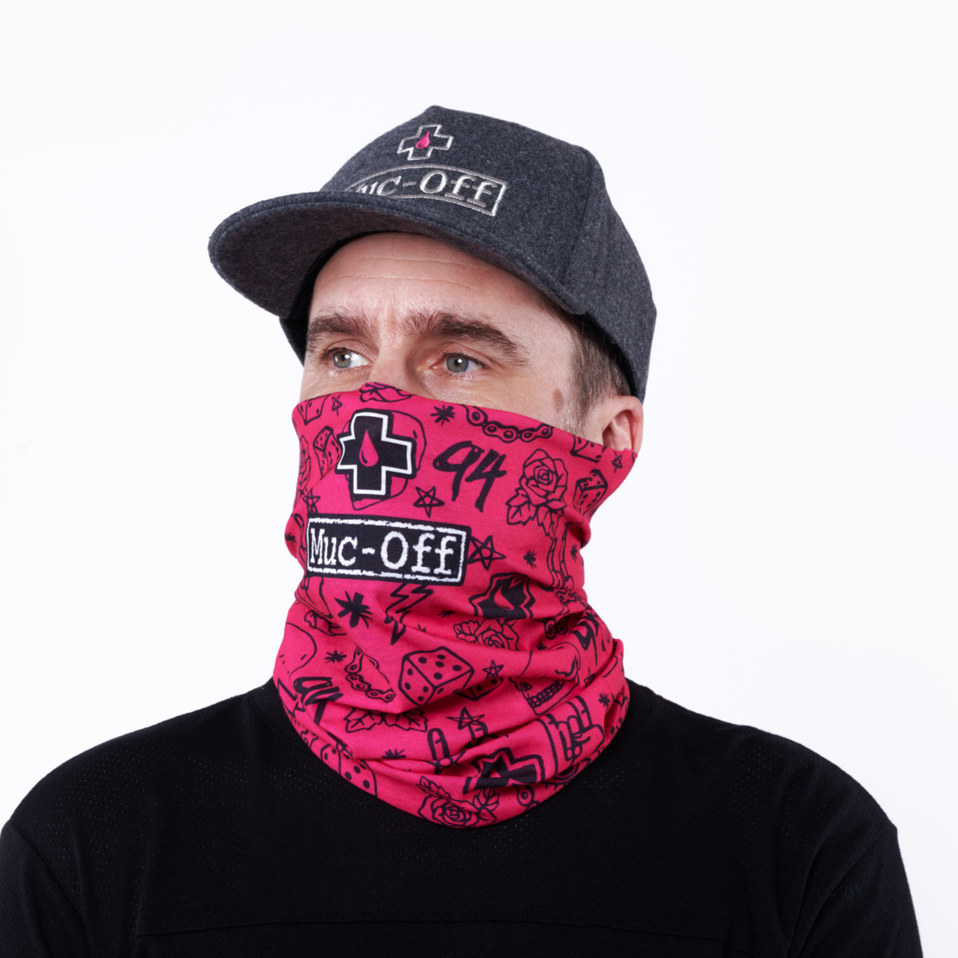 Lightweight Neck Gaiter pink punk – Bild 3