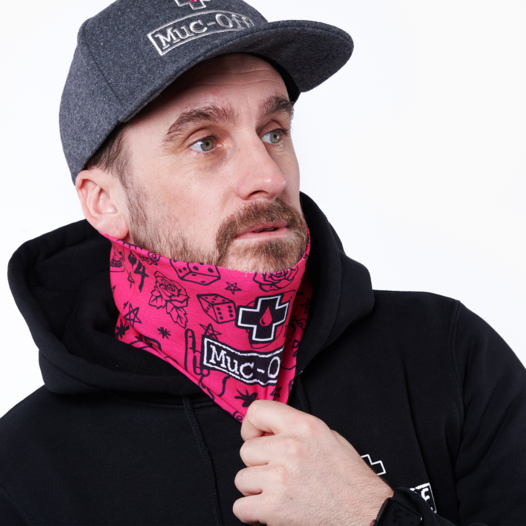Lightweight Neck Gaiter pink punk – Bild 5