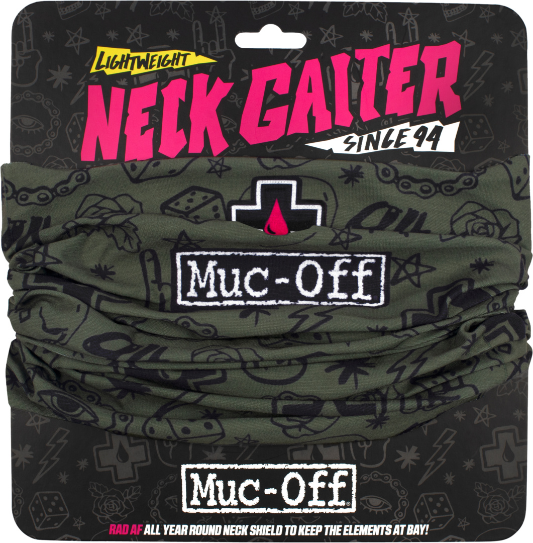 Lightweight Neck Gaiter green punk