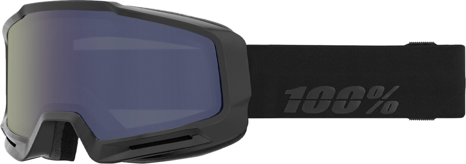 Goggles Okan matte black -White Mirror