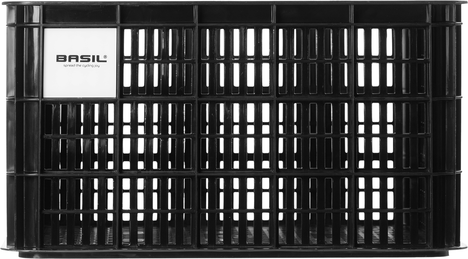 Fahrradkiste L, 40L, recycelter Kunststoff, black – Bild 2